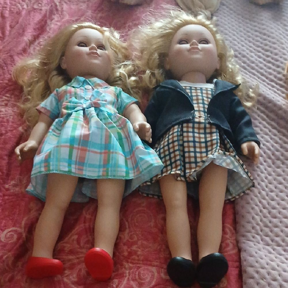Plaid Dress and Jacket Doll Set